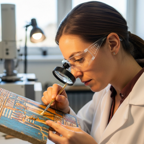 Ancient Colors Revealed: Pigment Analysis of Egyptian Tomb Paintings