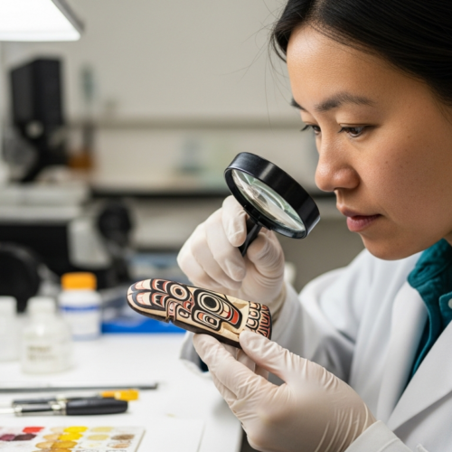 Arctic Hues: Unveiling Pigments in Inuit Art Through Chemical Analysis