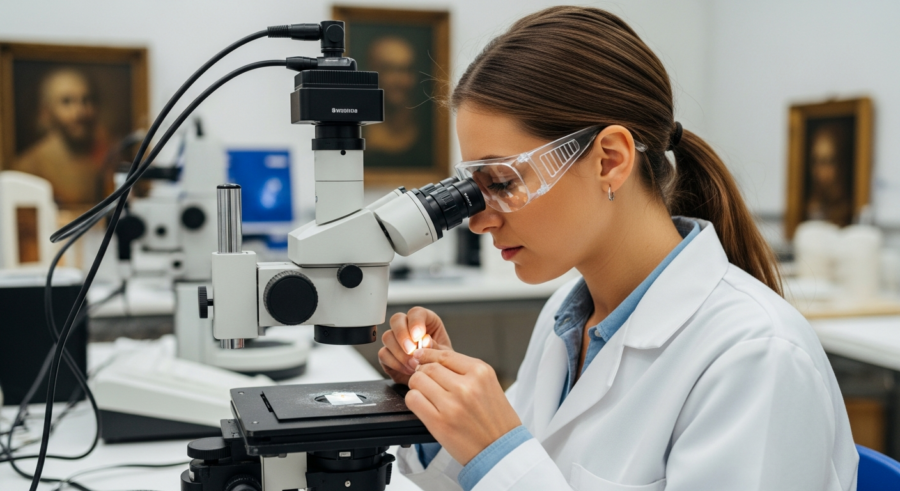 Unlocking Art Secrets: A Guide to Microscopy for Pigment Analysis