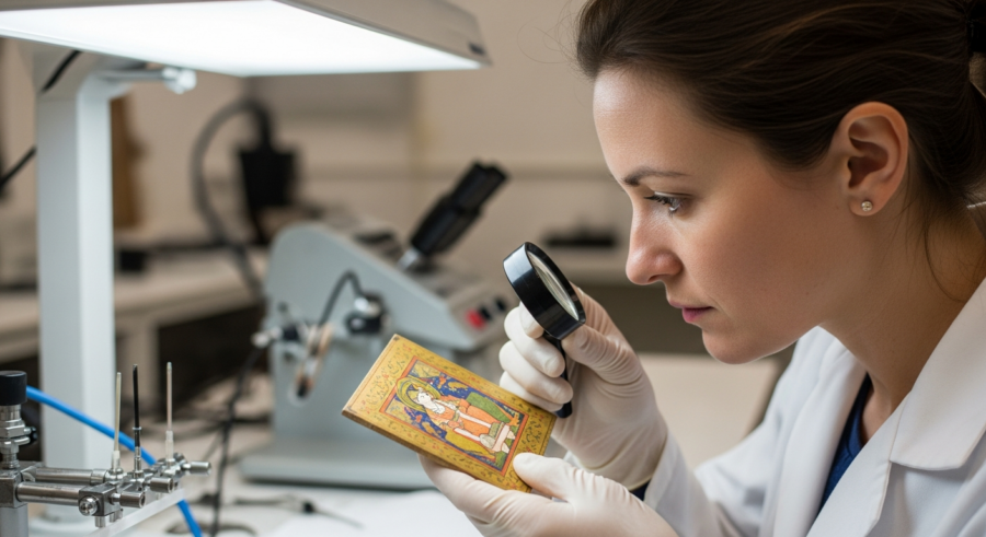 Miniature Worlds: Pigment Analysis of Mughal Art