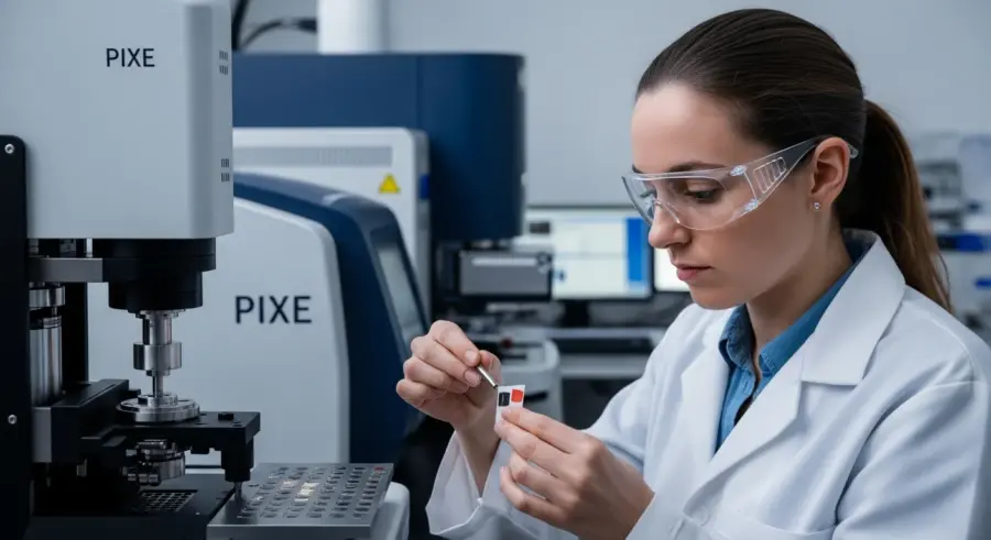 PIXE: Exploring Pigment Composition with Particle-Induced X-ray Emission