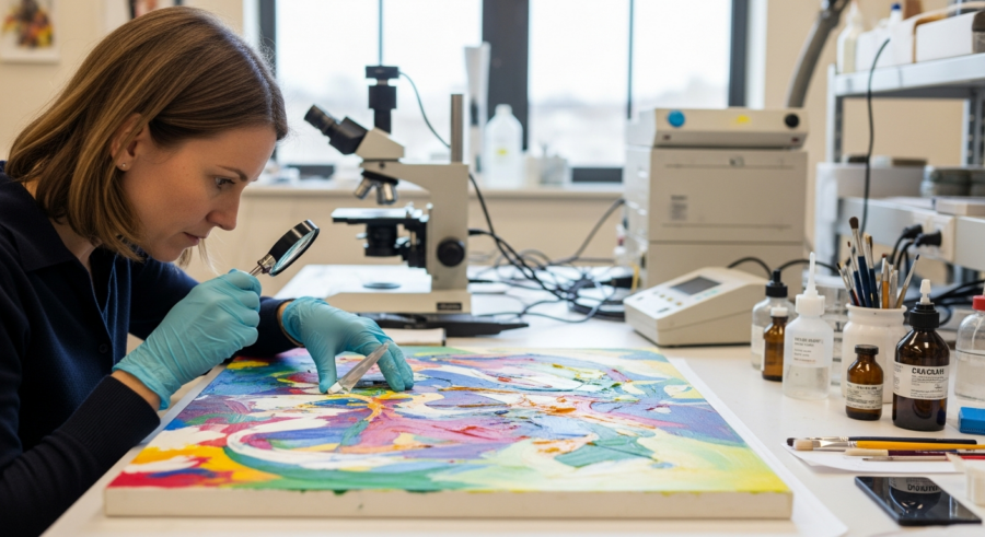 Modern Art’s Dilemma: Pigment Degradation in Acrylic Paintings