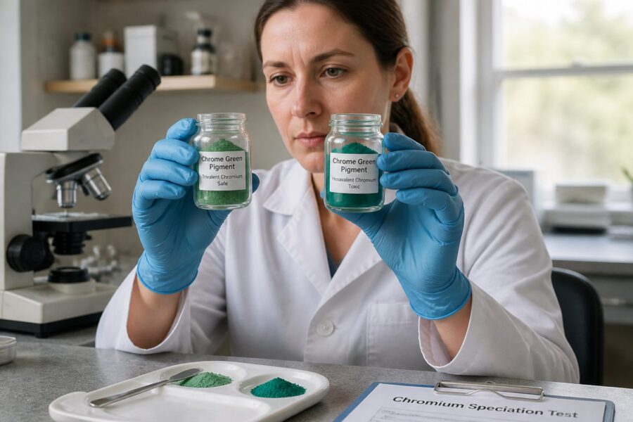 Chrome Green Pigments: Understanding the Difference Between Safe and Toxic Chromium Forms