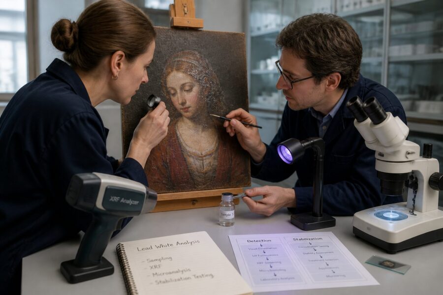 Lead White in Old Master Paintings: Detection, Degradation, and Stabilization Methods