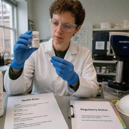 Lead White in Studio Use: Health Risks and Current Regulatory Status