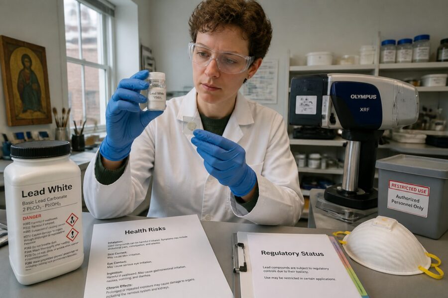 Lead White in Studio Use: Health Risks and Current Regulatory Status