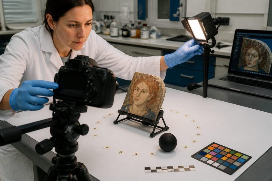 Reflectance Transformation Imaging for Surface Texture and Pigment Study