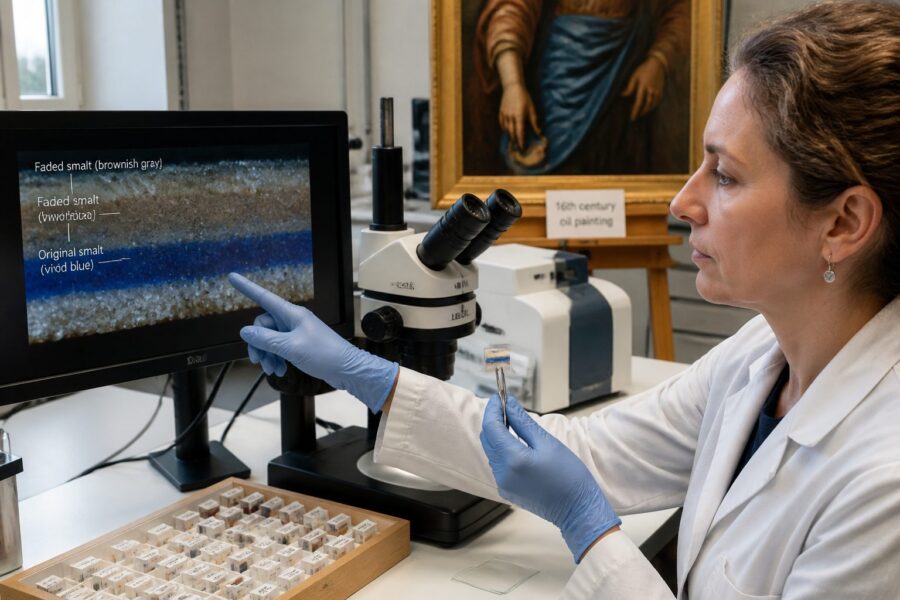 Smalt Degradation in 16th Century Oil Paintings: What Chemical Analysis Reveals