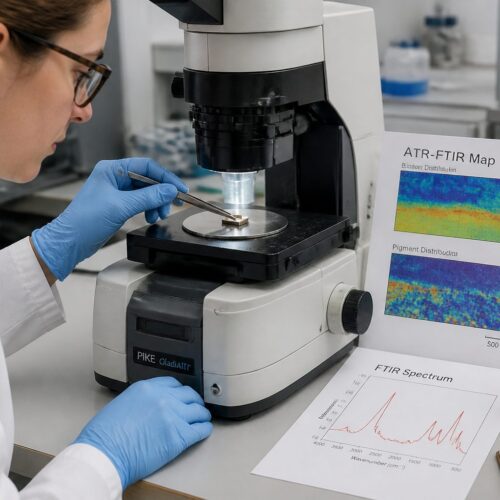 Attenuated Total Reflectance FTIR Mapping for Spatial Binder and Pigment Distribution