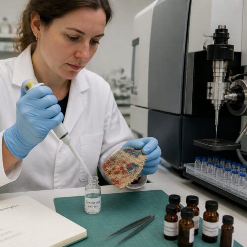 Electrospray Ionization Mass Spectrometry for Identifying Organic Dyes in Historical Textiles