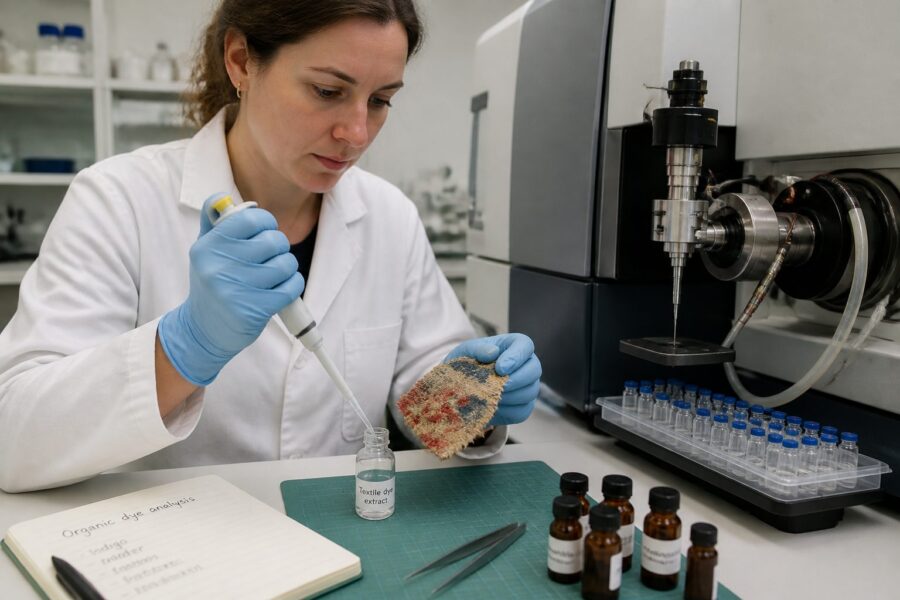Electrospray Ionization Mass Spectrometry for Identifying Organic Dyes in Historical Textiles