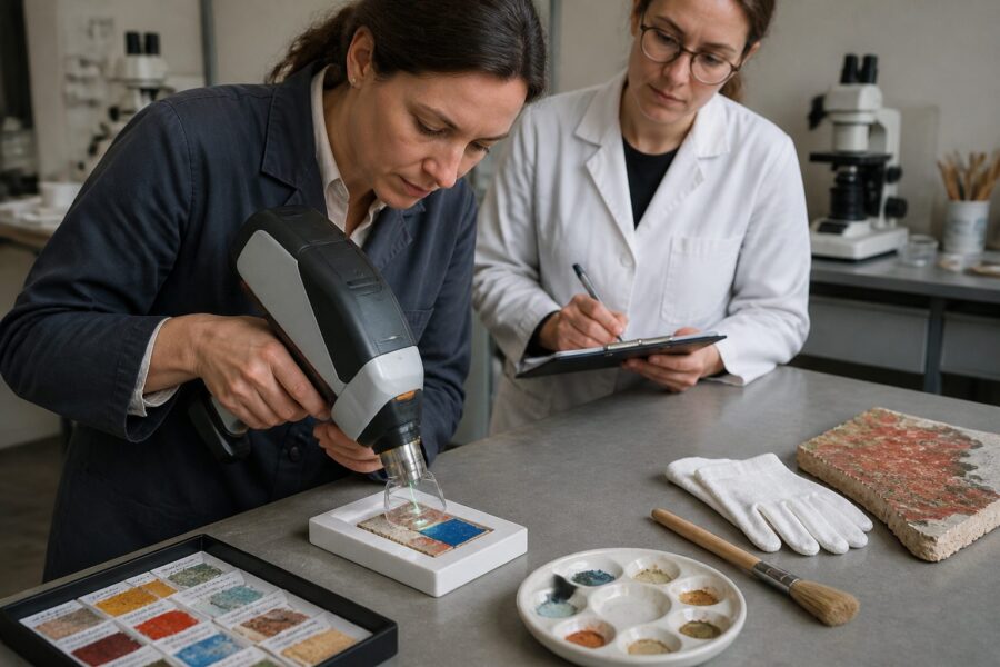 Handheld LIBS for Rapid On-Site Elemental Screening of Heritage Pigments