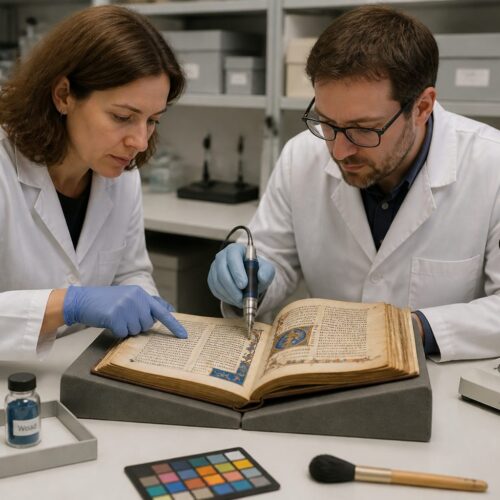 Indigo and Woad in Medieval European Manuscripts: Differentiating Two Blue Colorants