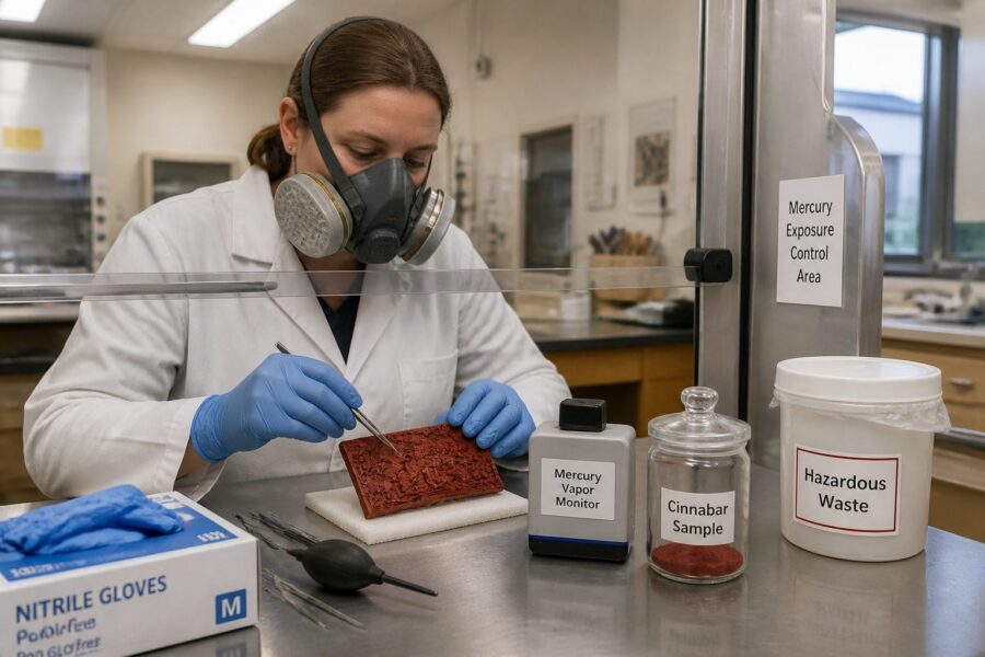 Mercury in Conservation Environments: Controlling Exposure When Working With Cinnabar Objects