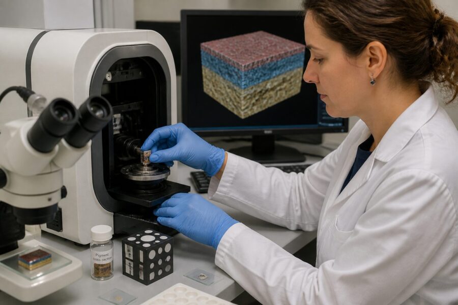 Micro-CT Scanning for Three-Dimensional Analysis of Pigment Layer Microstructure