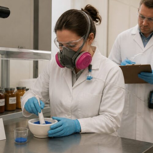 Pigment Inhalation During Dry Grinding and Mixing: Occupational Exposure Assessment
