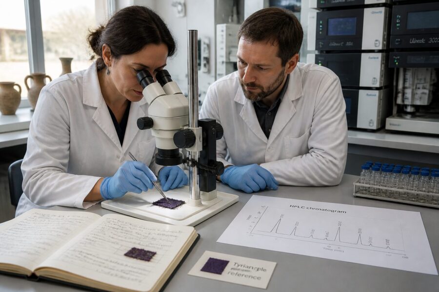 Tyrian Purple in Ancient Textiles: Chemical Identification of a Royal Dye Pigment