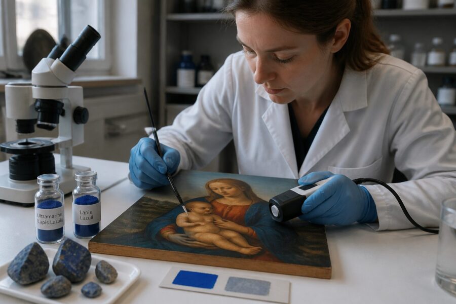 Ultramarine Blue in Raphael’s Madonnas: Tracing Lapis Lazuli Sourcing and Degradation